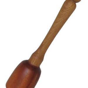 Wood Potato Masher/Sapele and White Oak/Pestle/Vegetable Masher/Kitchen Utensil/Bean Masher/Wooden Utensil image 8