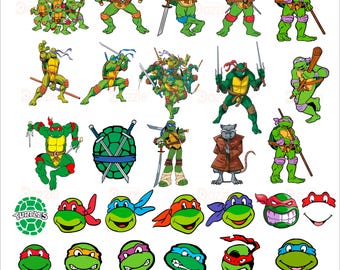 Ninja Turtles SVG Bundle, Ninja Turtles SVG PNG Clipart Bundle, Ninja Turtles Layered svg Bundle
