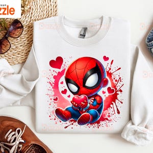 Spider Valentines Day T-shirt, Funny Spidey Valentine&#39;s Day T-shirt, Valentines Day Couple Matching Shirts, Cute valentine gift,Unisex shirt