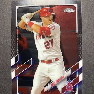 2021 Topps Chrome - Mike Trout - #27 - NIZZA - Spedizione gratuita