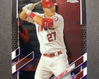 Mike Trout 2012 Topps Chrome 2nd Year Baseball Card - Etsy