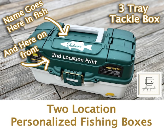 Personalized Plano Fishing Box 3 Tray Tackle Box -  UK