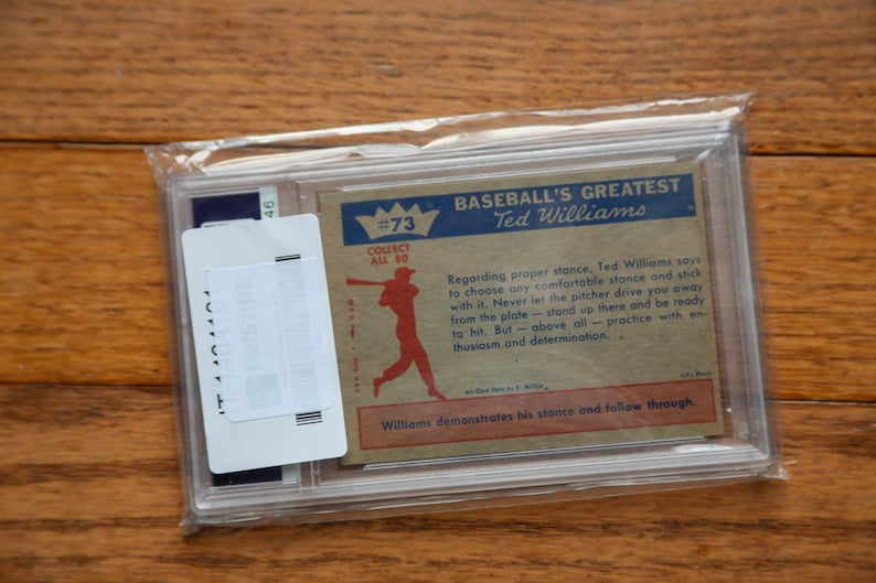Hitting Fundamentals 1959 Fleer Ted Williams Baseball Card