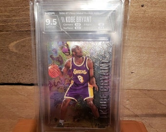 1996-1997 Fleer Metal KOBE BRYANT Rookie HGA 9.5 - free shipping in Usa