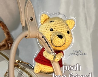 Charm de sac personnalisé amigurumi ourson et porcelet fait main au crochet, ami de sac, porte-clés cadeau Saint-Valentin