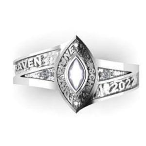 Class rings for woman, Personalized Custom Silver925 High school Class Ring,class ring, Graduation gift for her, Birthstone Graduation Ring
