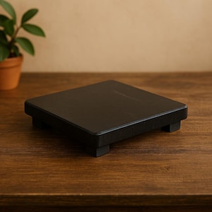 Opus Black Stone Trivet: Modern Kitchen Hot Plate