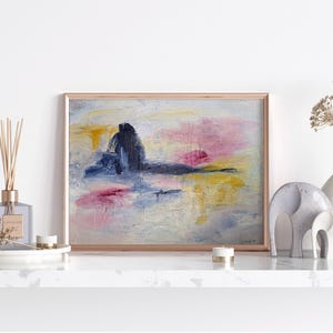 8x10 inch Original small abstract modern contemporary art, acrylic painting on canvas, original abstract wall art