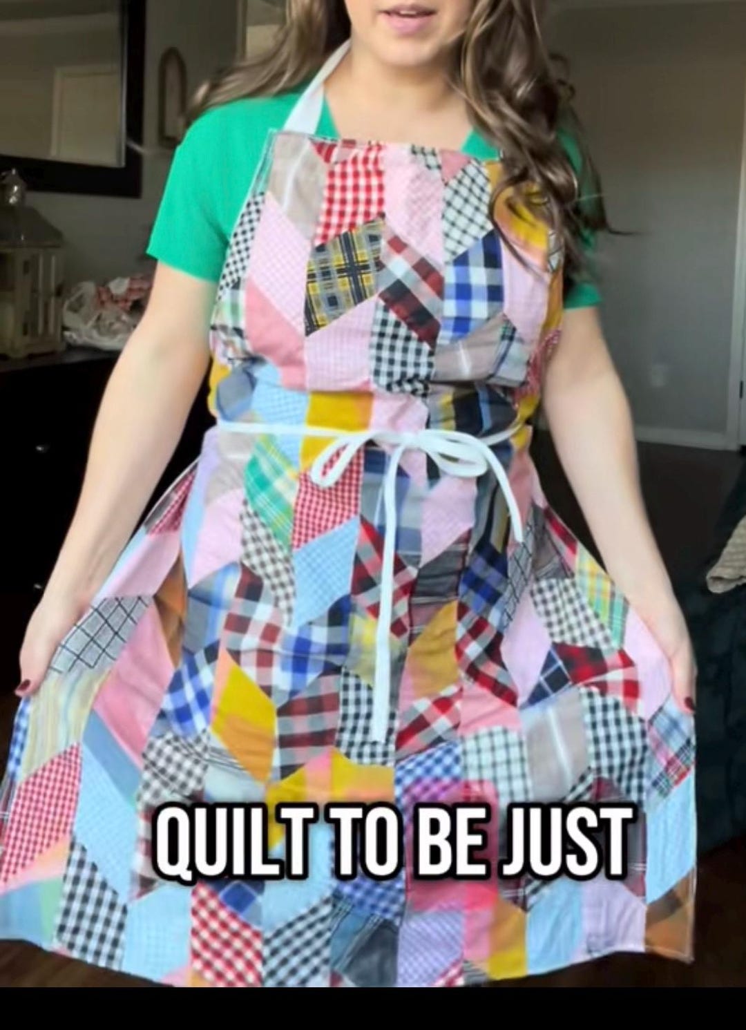 Reconstruct Apron Vintage Quilted Apron, Repurposed, Upcycled - Etsy