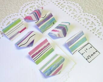 Miniature Fairy Envelopes and Stationery, set of 8, includes Thank You letter from the Tiny People Stationery Company