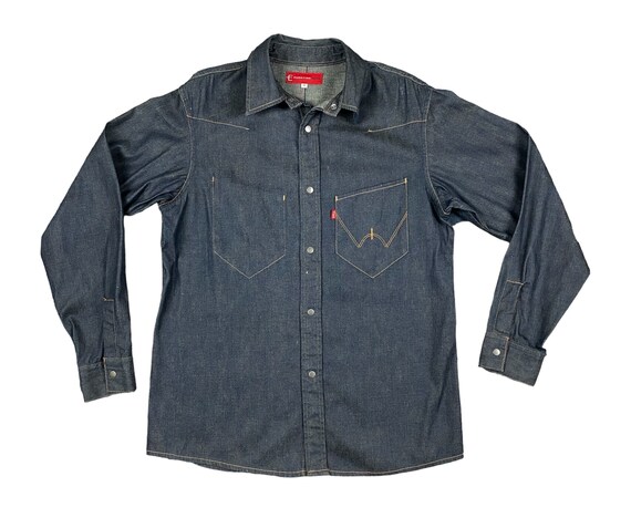 Vintage E Function Edwin Denim Shirt - image 1