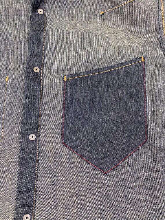 Vintage E Function Edwin Denim Shirt - image 8