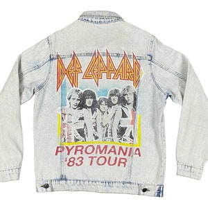 Vintage Def Leppard Pyromania ‘83 Tour Jeans Jacket