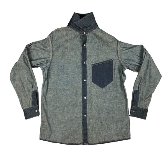 Vintage E Function Edwin Denim Shirt - image 6