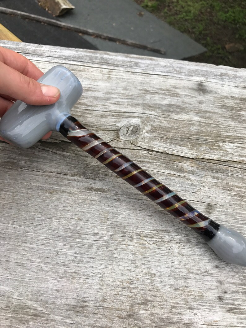 Thor Hammer Pipe Glass Hammer Pipe Thor Tobacco Pipe Etsy