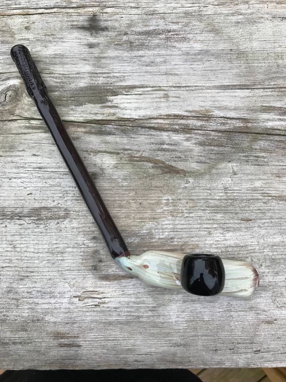 Glass Hockey Stick Pipe Hockey Pipe Gift For Sports Fan Etsy