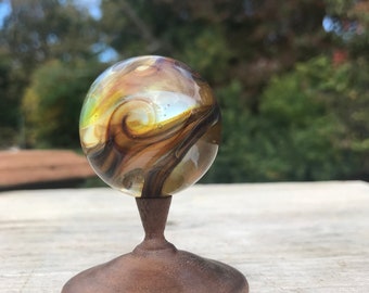 Amber and White 1 1/2” Marble
