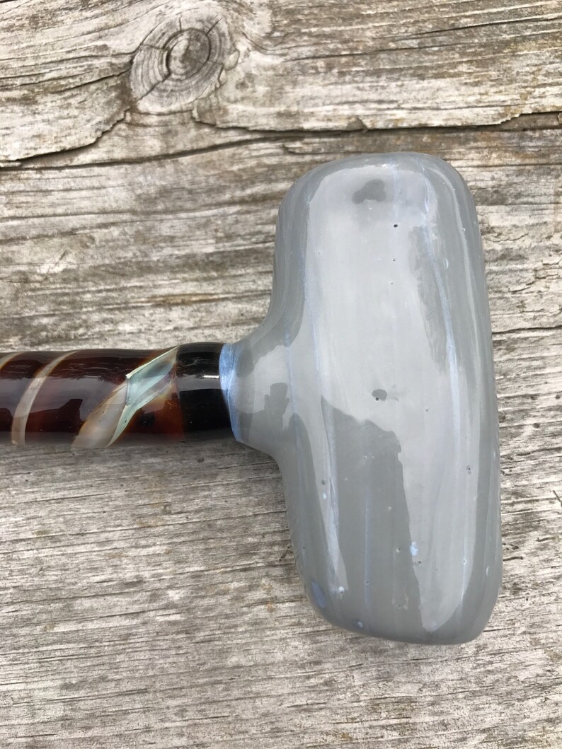 Thor Hammer Pipe Glass Hammer Pipe Thor Tobacco Pipe Etsy