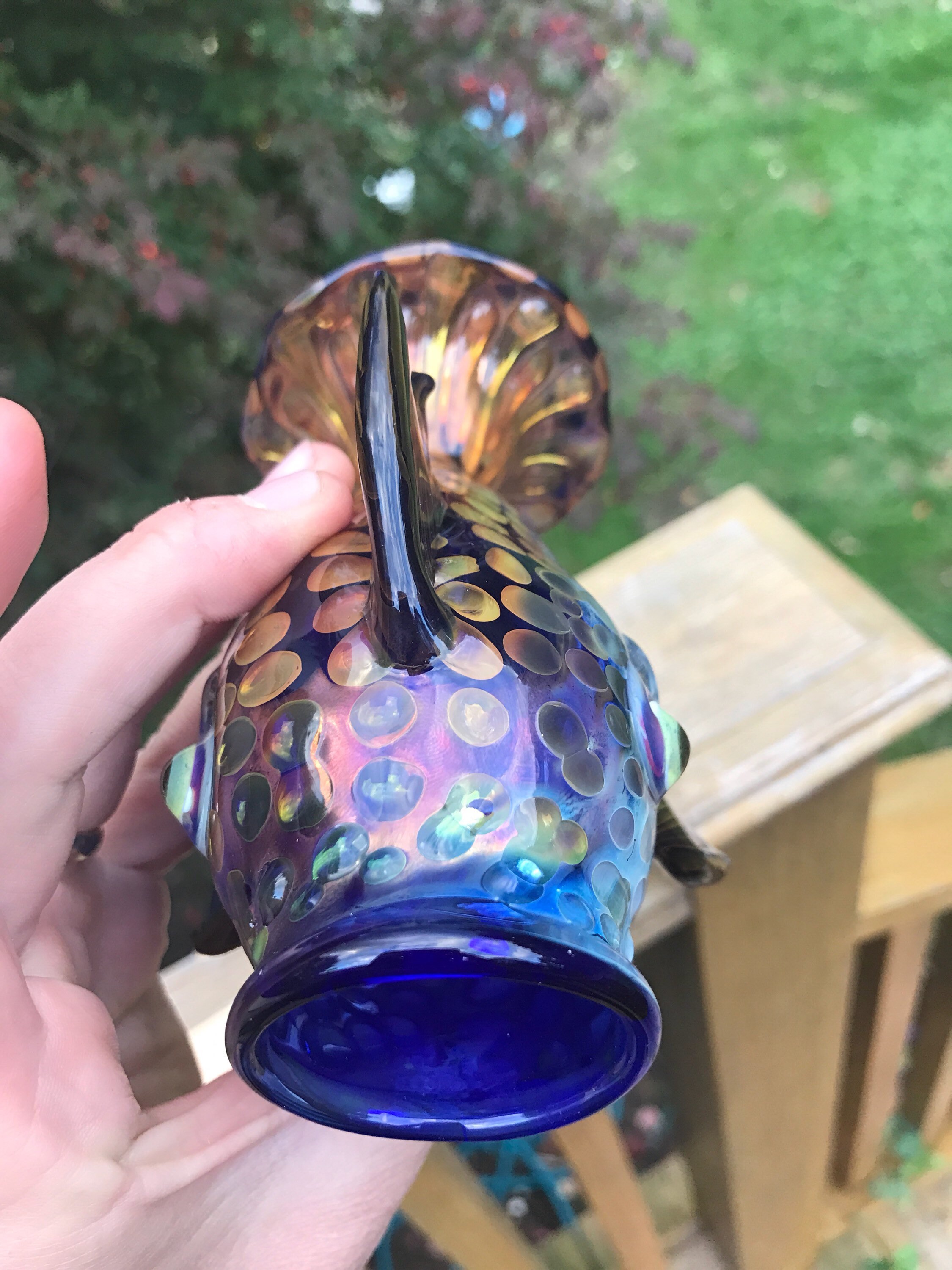 Borosilicate Fish Vessel Glass Fish Jar Trout Jar Blown Etsy