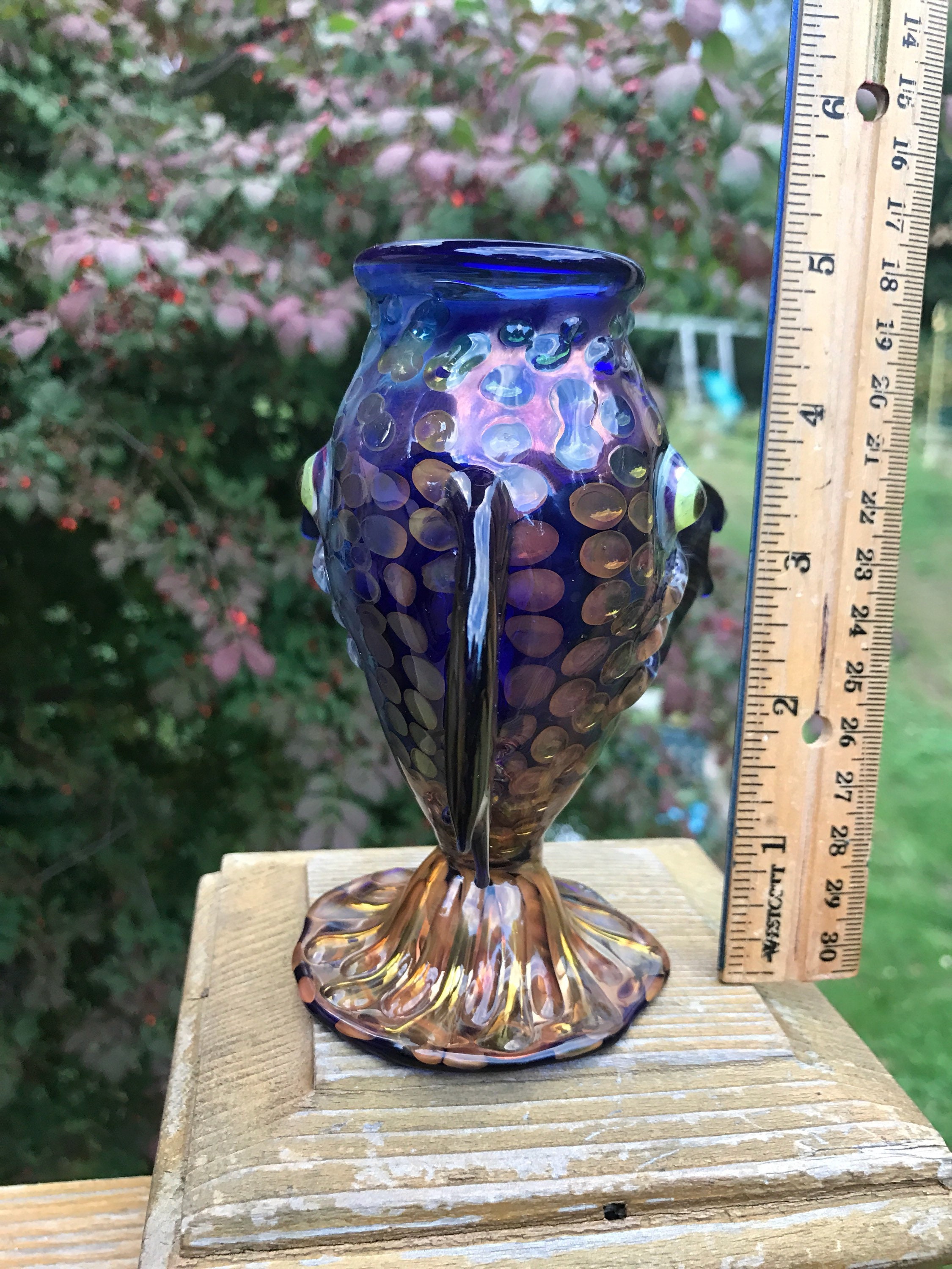 Borosilicate Fish Vessel Glass Fish Jar Trout Jar Blown Etsy