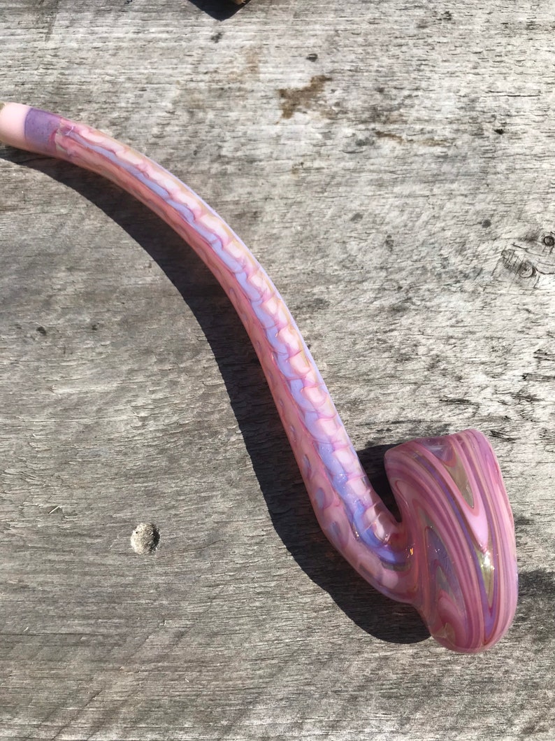 Pink Color Changing Gandalf Pipe Glass Wizard Pipe Lord of Etsy