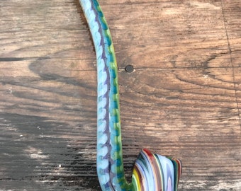 Rainbow Gandalf Pipe | Glass Gandalf Pipe | Lord of the Rings Gift | Hobbit Pipe | Wizard Pipe | Shire Pipe