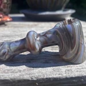 Lila Farbwechsel Hammer | Hammer Pfeife | Glastabakpfeife | Silber Rauch Pfeife | Rauchglas-Pfeife