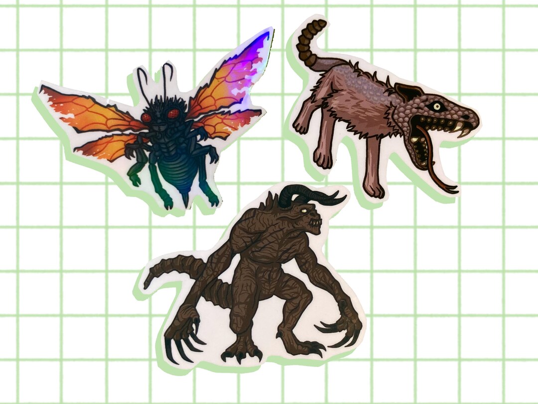 Deathclaw, Cazador, Nightstalker Glossy Stickers | Fallout: New Vegas ...