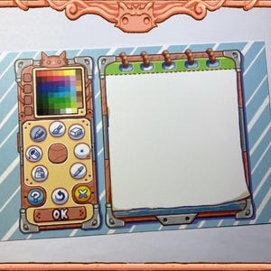 Carte postale en mode dessin (dessinée réaliste)