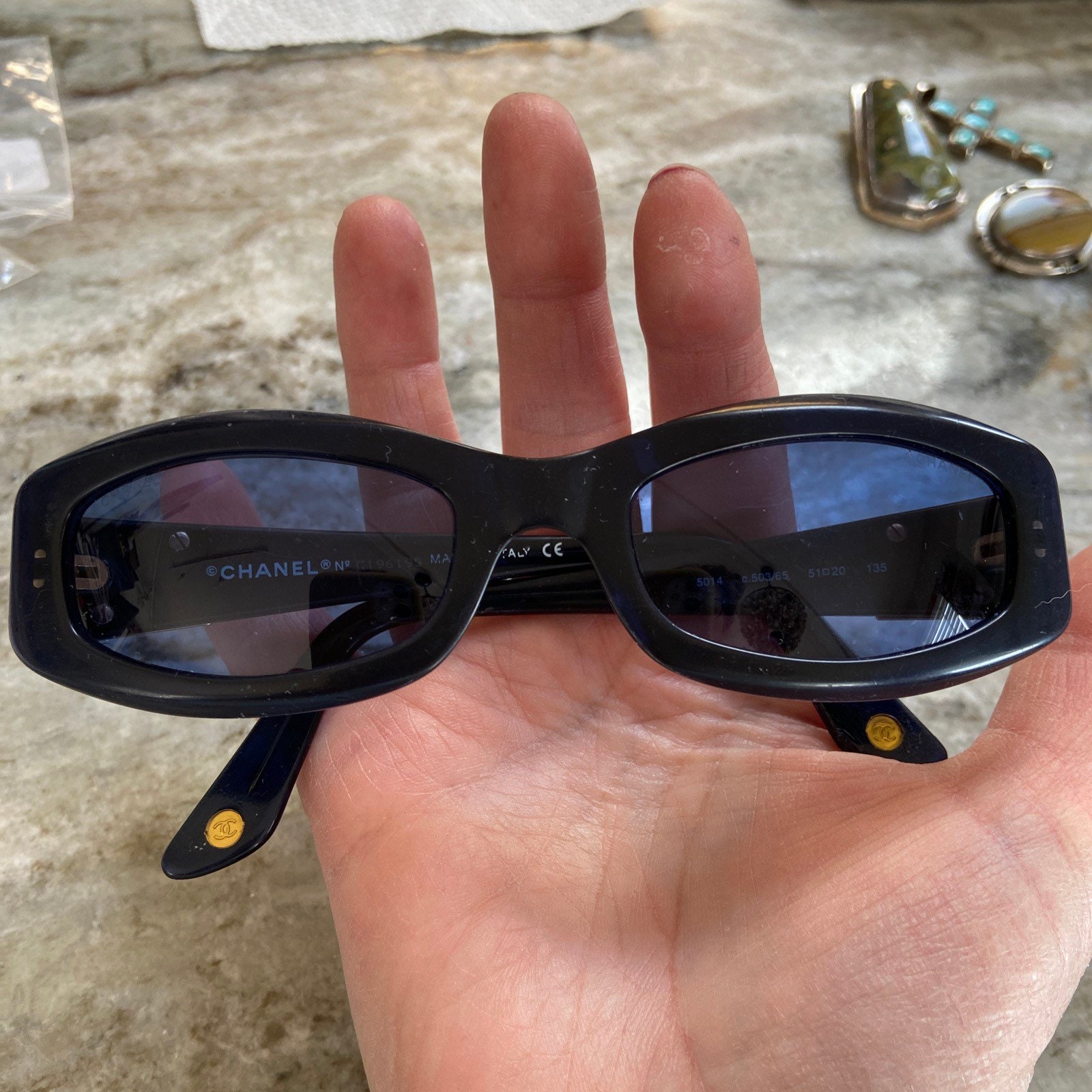 CHANEL 4245 Round Metal Calfskin Imitation Pearls Sunglasses Fashion Eyewear #37 CHANEL 4245 Round Metal Calfskin Imitation Pearls Sunglasses Fashion Eyewear