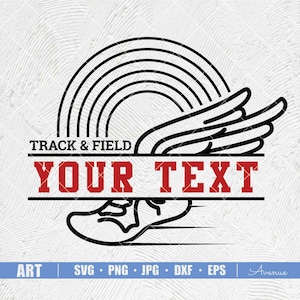 Track & Field SVG PNG, Track and Field Template, Track and Field Mascot svg, Mascot Template svg, Track and Field Shirt, Running Team
