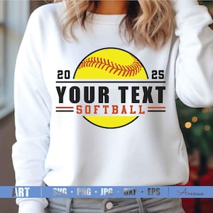Softball SVG PNG, Maskottchen Vorlage svg, Softball Maskottchen svg, Softball Team Vorlage, Softball Shirt, Softball Mama, Team Vorlage, Team Logo