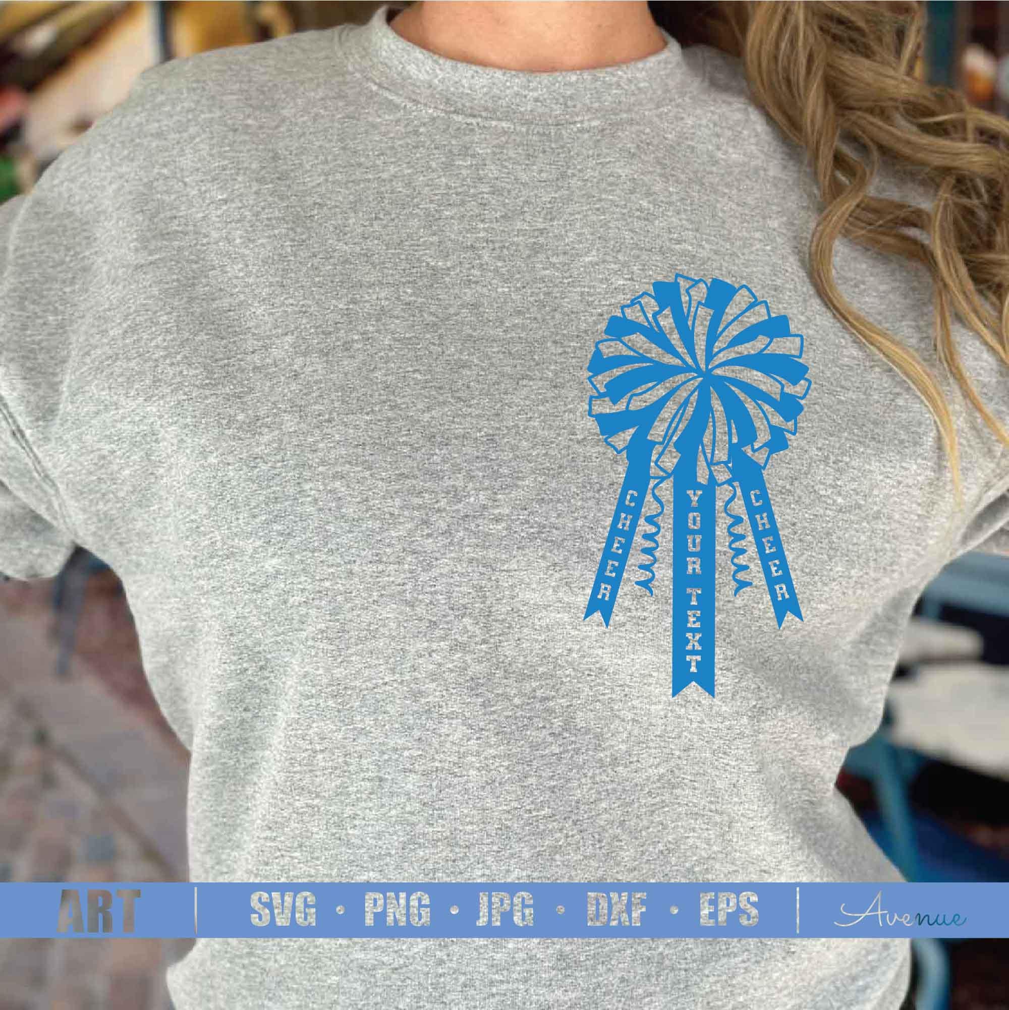 Pom Monogram Cheerleader Pom Pom Monogram SVG: Custom Name Design (digital Download ...