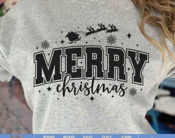 Frohe Weihnachten Santa SVG PNG: Shirt Sublimation Designs (Digitaler Download)