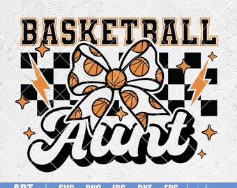 Basketbal tante Svg Png, basketbal moeder leven Svg, basketbal moeder Shirt, tante basketbal Svg, basketbalfan Svg, sublimatie ontwerp, png