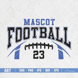 Football SVG PNG, Football Team Svg, Football Player Template, Football Digital File, Football Team Template Svg, Football Mom Svg