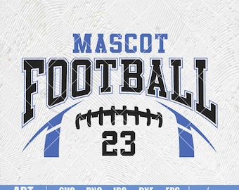 Football SVG PNG, Football Team Svg, Football Player Template, Football Digital File, Football Team Template Svg, Football Mom Svg