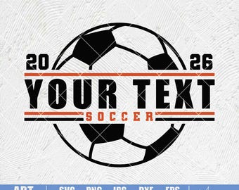 Soccer Mascot SVG PNG, Personalized Team Template, Soccer Svg, Digital Download