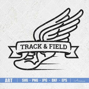 Track & Field SVG PNG, Track and Field Template, Track and Field Mascot svg, Running Team, Mascot Template svg, Track and Field Shirt