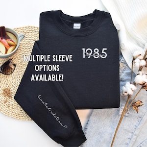 1985 Sweatshirt, 40th Birthday Gift for Women, Birth Year Sweatshirt, 1985 Tshirt, 40th Birthday Sweater, 40th Bday Shirt, Mother&#39;s Day Gift