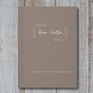 Diario para mi querida hija, Cartas a mi pequeña, Cartas a mi hija, Regalo para futura mamá, Diario para nueva mamá, Día de la Madre, Niña