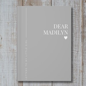 Diario para mi querida hija, Cartas a mi pequeña, Cartas a mi hija, Regalo para futura mamá, Diario para nueva mamá, Día de la Madre, Niña