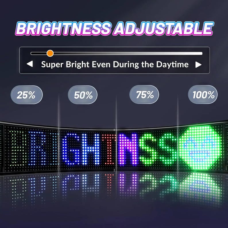 LED Customizable Fun Ride Bluetooth Car Sign - Etsy