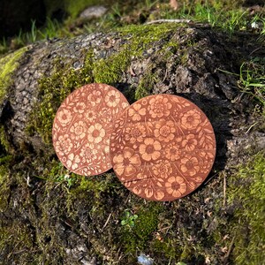 Floral Coasters (Set of 2)