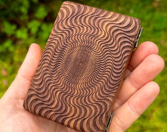 Warp Walnut Cigarette Case