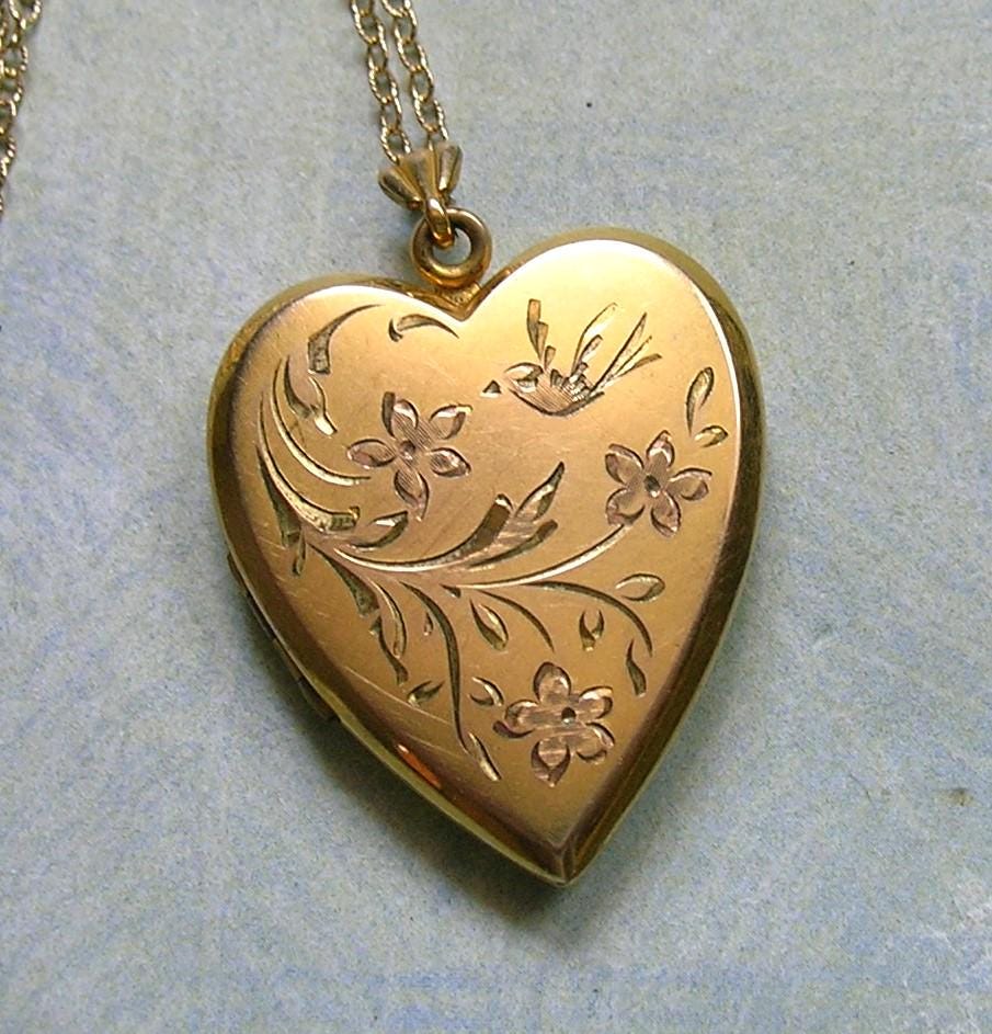 1940s Sweetheart Necklace - Etsy