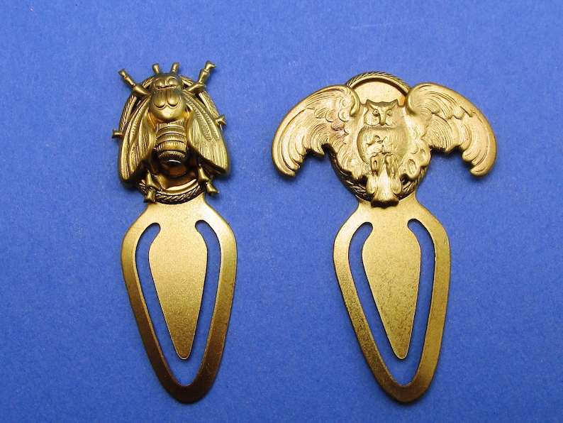 Bookmarks Unique Book Markers Metal Book Marker Choose From Etsy