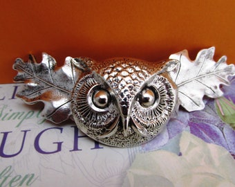 Barrette à cheveux hibou Barrette à cheveux oiseau Barrettes à cheveux hiboux Barrettes à pinces cheveux épais MyElegantthings