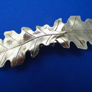 Leaf Hair clips leaf Hair barrettes Bridal hair barrettes Leaves silver Bridesmaids gifts