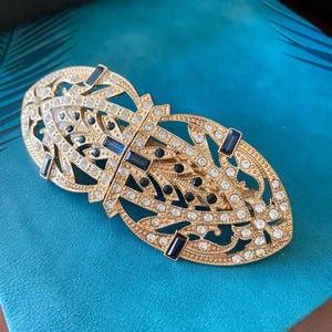 Barrette Cheveux Femme Strass Inilbran Pince à Cheveux En Strass